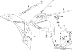 Расширит.бачок/трубопроводы/датчик давл.