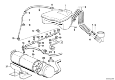 Расширительный бачок/фильтр с акт.углем