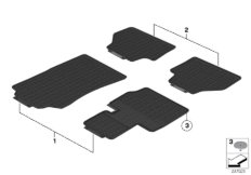 Всепогодные ножные коврики