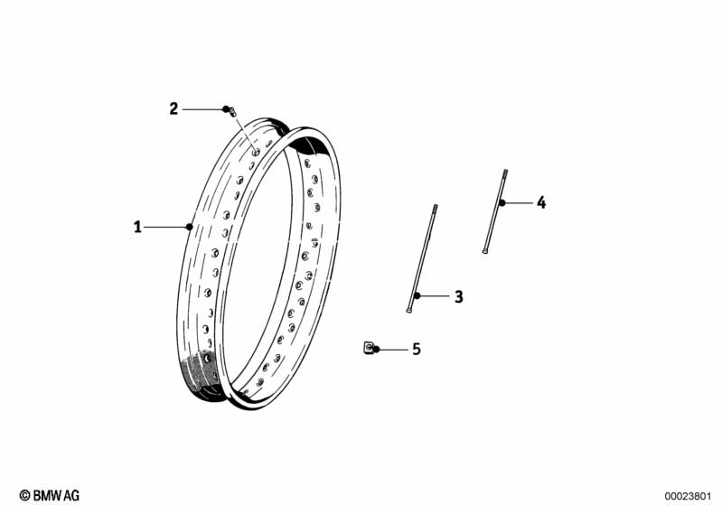 Колесо со спицами