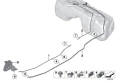 Топливопровод/ элементы крепления