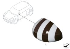 Обтекатели нар.зеркал St.Pauli - R5x,R6x