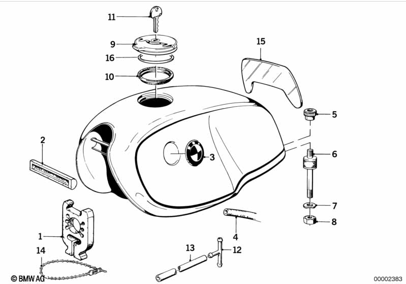 Топливный бак дополнительные элементы