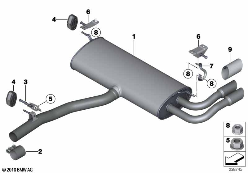 Система выпуска ОГ Зд