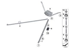 Элемент усиления задней части кузова