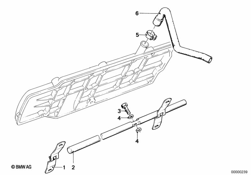 Хомут крепления шланга
