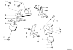 Подвеска двигателя/демпфер