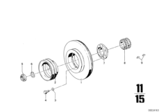 Kurbelwelle mit Lagerschalen