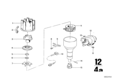 Детали распределителя зажигания