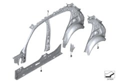 Боковой каркас Внутр