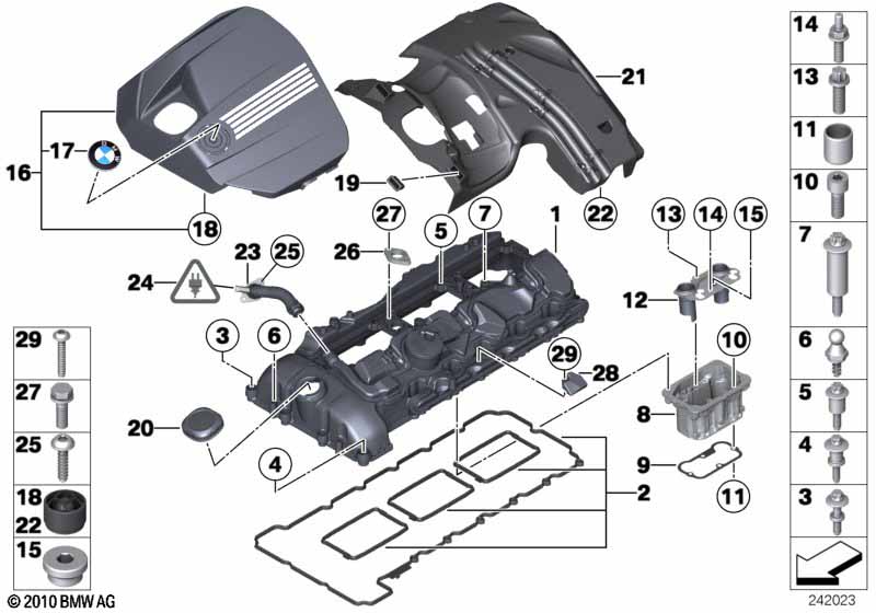 Крышка головки блока цилиндров