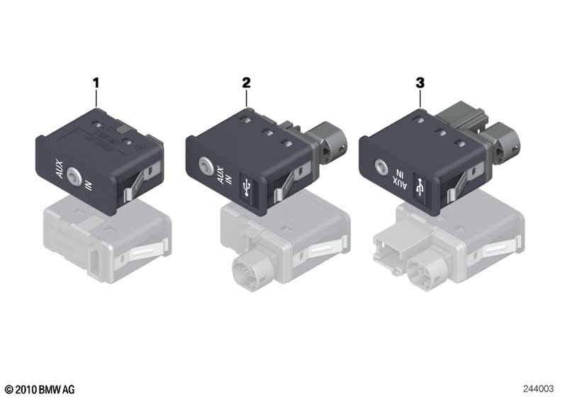 ГНЕЗДО USB/AUX-IN