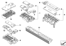 Детали блока предохранителей
