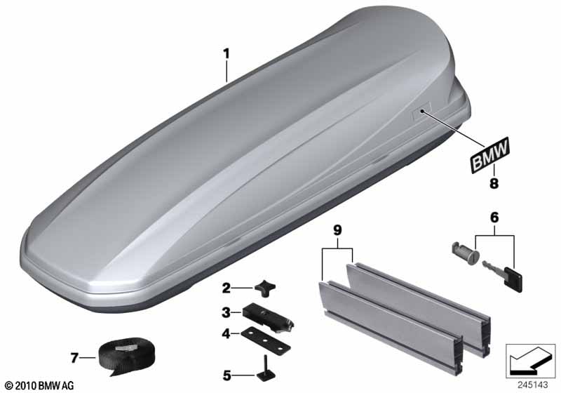 Верхний контейнер для багажа