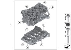 Блок-картер двигателя