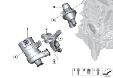 Водяная помпа сист.охлаждения/термостат