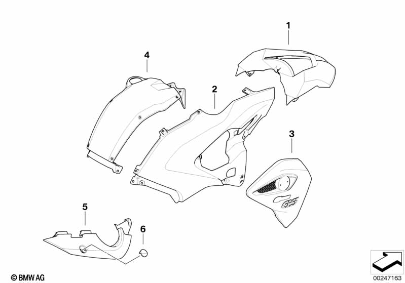 Окрашенные детали YN60/YN61 aura-weiss