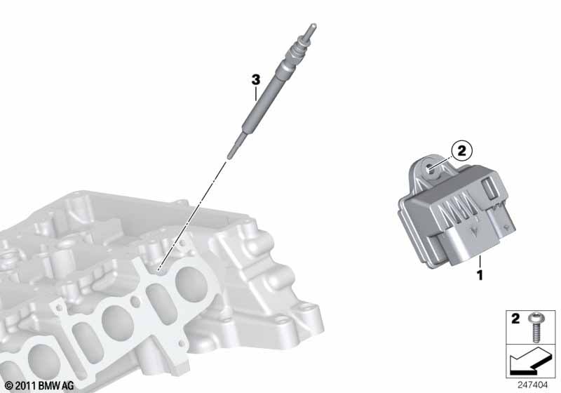 ЭБУ системы предпускового подогрева N47N