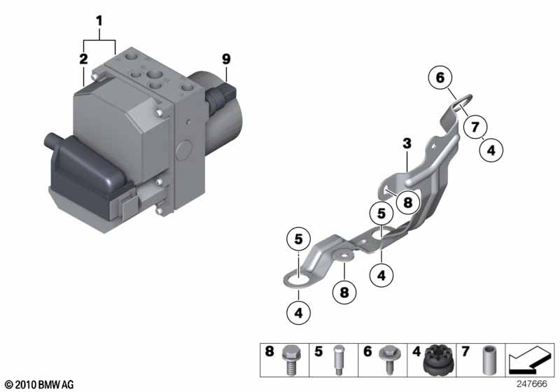 Гидроагрегат DSC/кронштейн