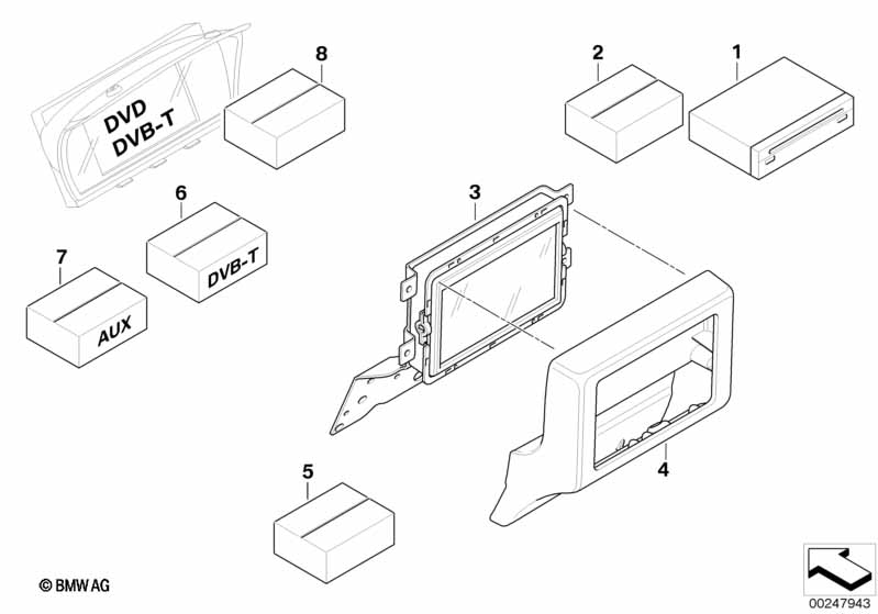 Запасные детали DVD-Advanced