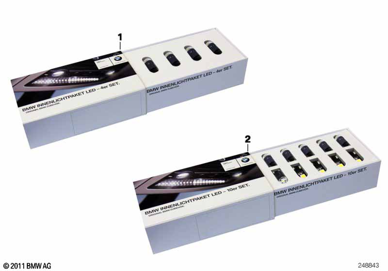 Светодиодный пакет освещ.салона