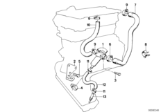 Система вентиляц.картера/маслоотделитель