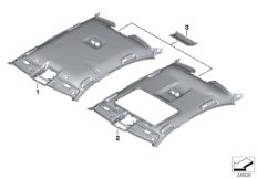 Инд.фасонная панель потолка Alcantara
