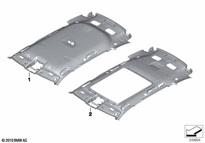 Инд.фасонная панель потолка Alcantara