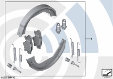 Сервисный к-т торм.колодок / Value Line