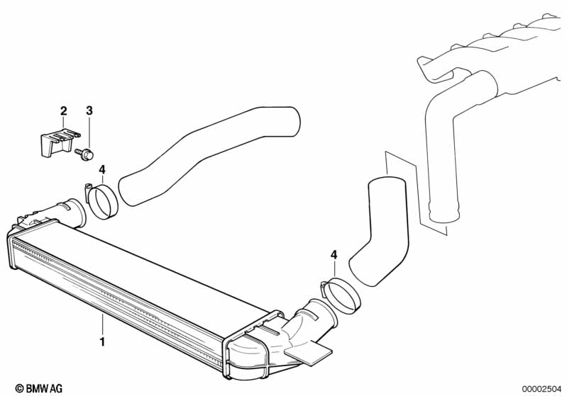 Система охлаждения наддувочного воздуха