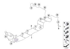 Трубопровод тормозного привода Зд