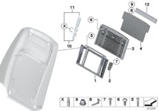 Переднее сиденье, задняя панель II