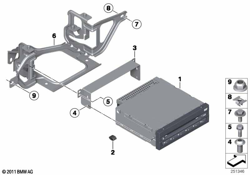 DVD-чейнджер/кронштейн
