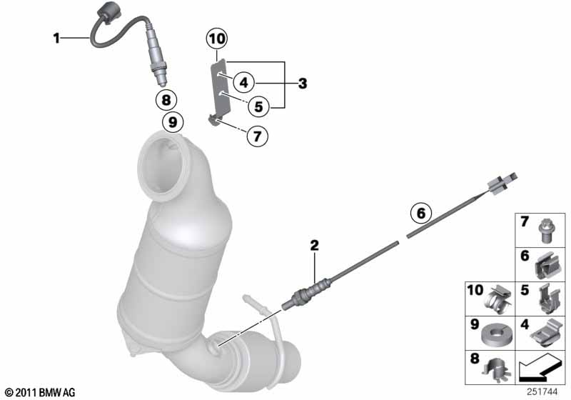 Лямбда-зонд/дополнительные элементы