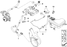 Водяной шланг системы охлаждения