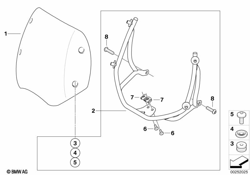 Ветрозащитный щиток высокий