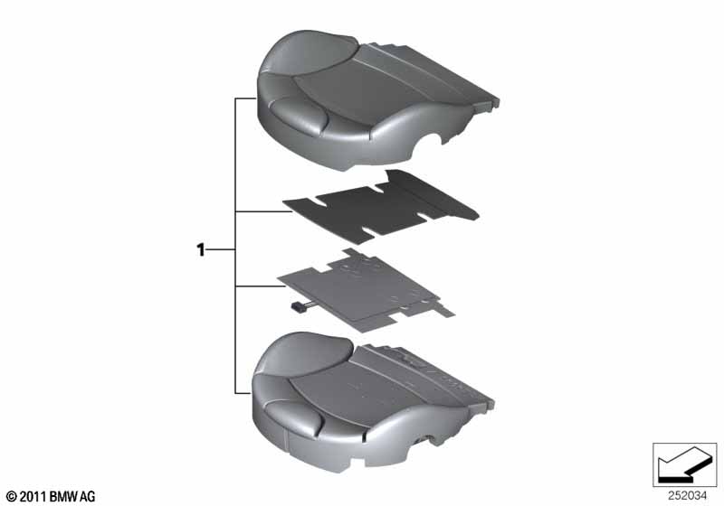 Набивка и обивка передн.сиденья