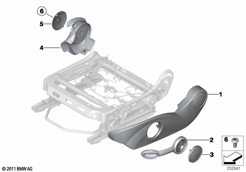 Сиденье Пд накладки сиденья