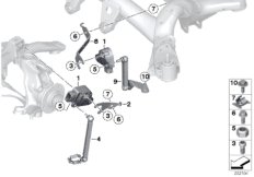 Датчик регулировки угла наклона фар