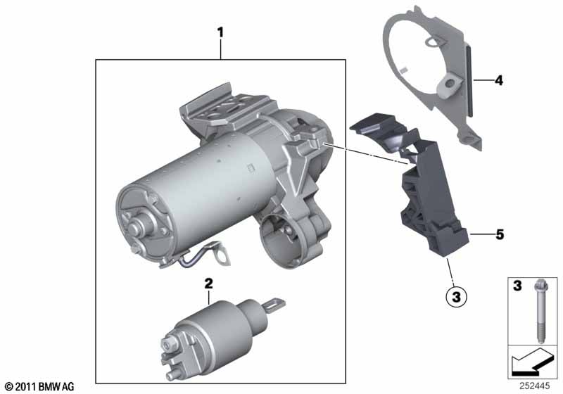 F01/F16/E71/E70N Стартер