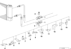 Кронштейн маслопровода