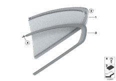 Боковое стекло неподвижное