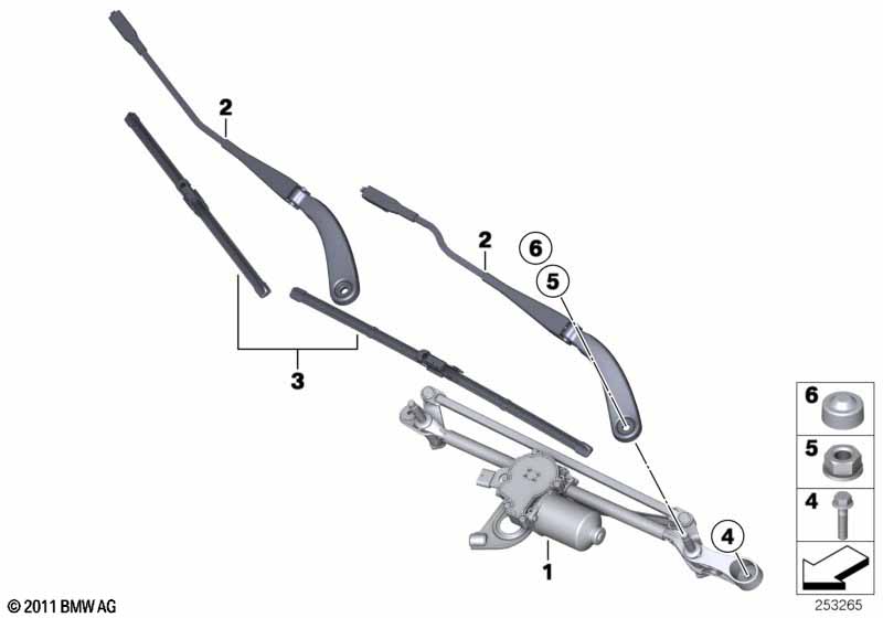 F20 система стеклоочистителей