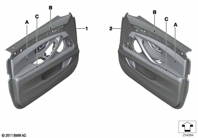 Обшивка передней двери Individual