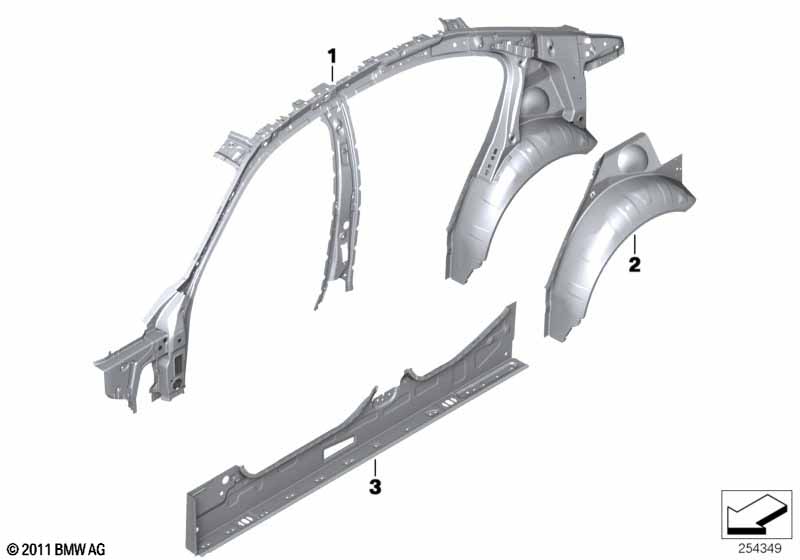 Боковой каркас Внутр