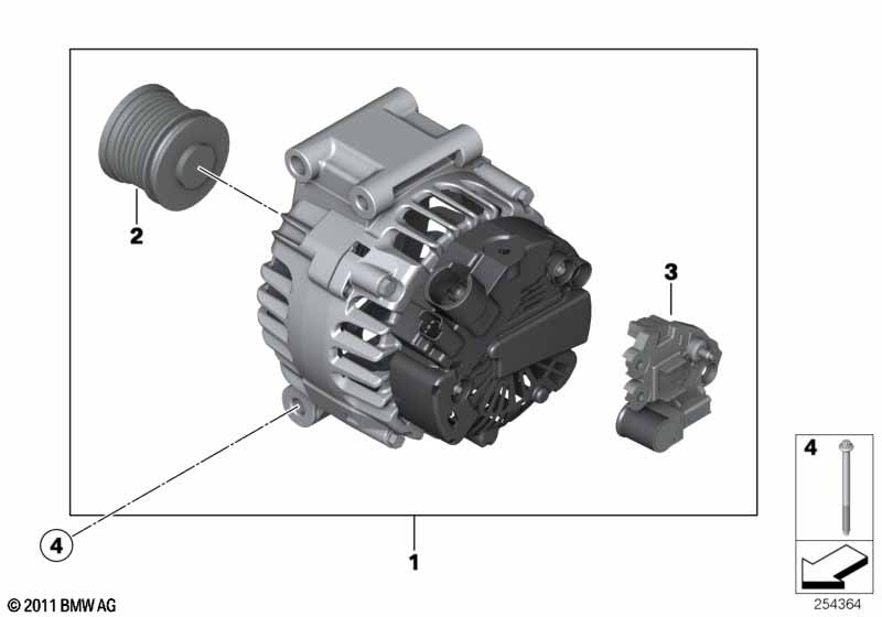 Mini Cooper генератор новый