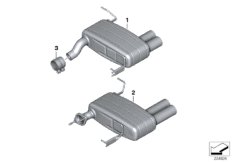 Система глушителей BMW Performance