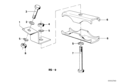 Элементы крепления системы выпуска ОГ