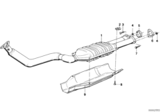 Приемная труба катализатора