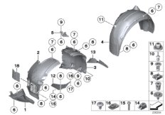 Защитный кожух колесной ниши